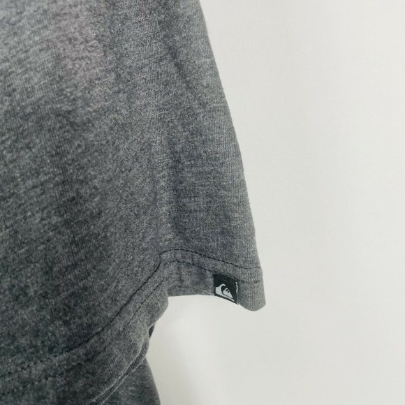 Quiksilver Mens Grey Skull Print T Shirt Large - Picture 3 of 9